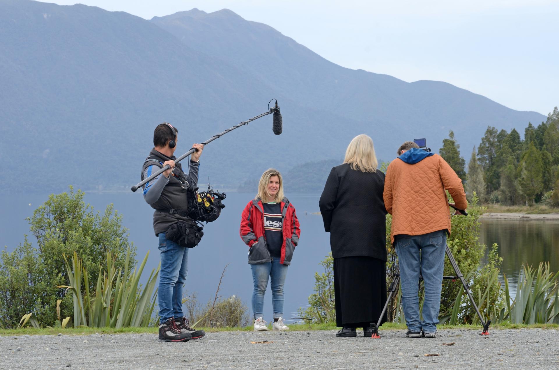 interview at the lake